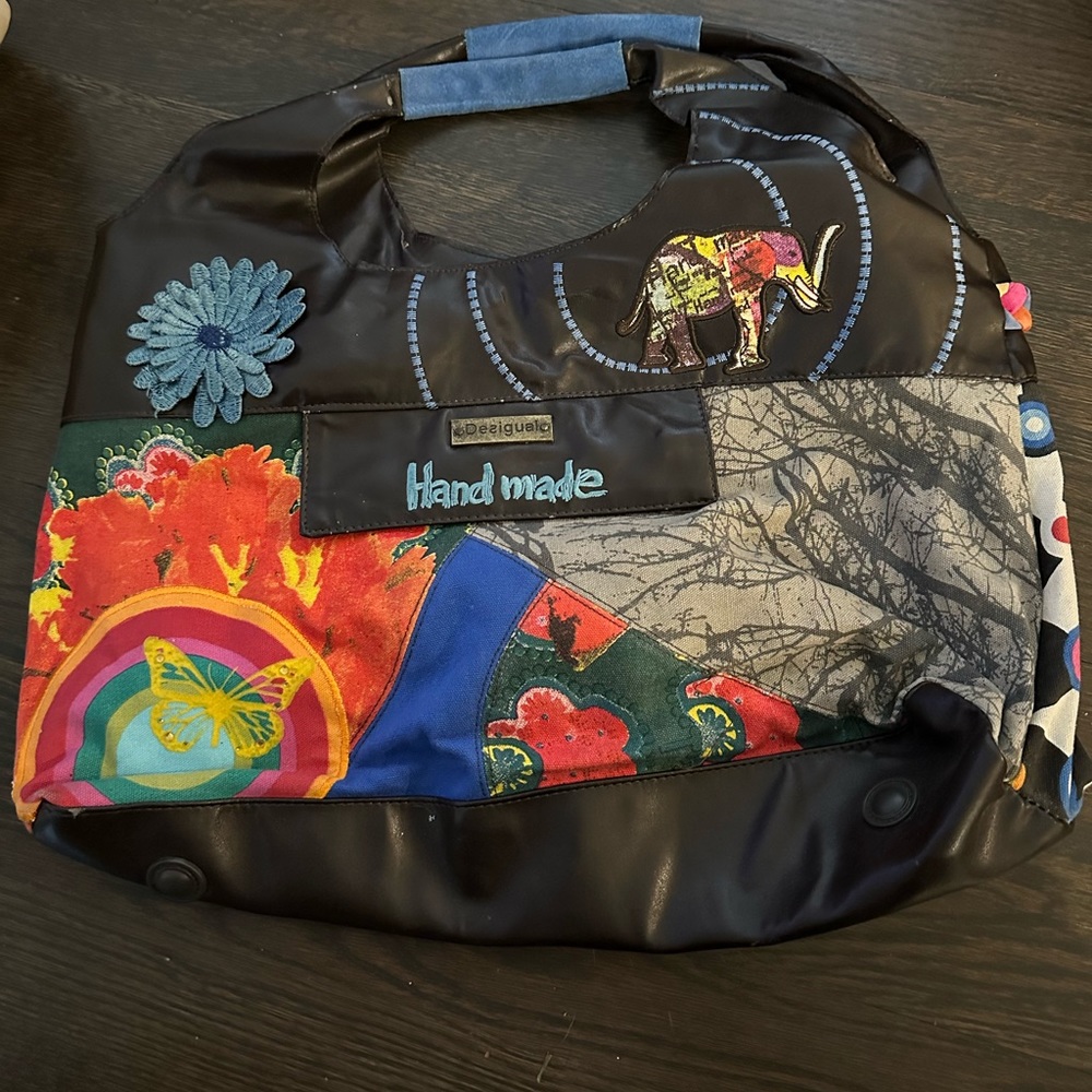 Puerto Rican Desigual Y2K Colorful tote